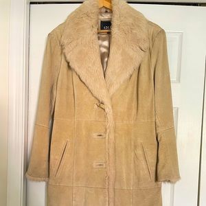 Camel Suede Coat